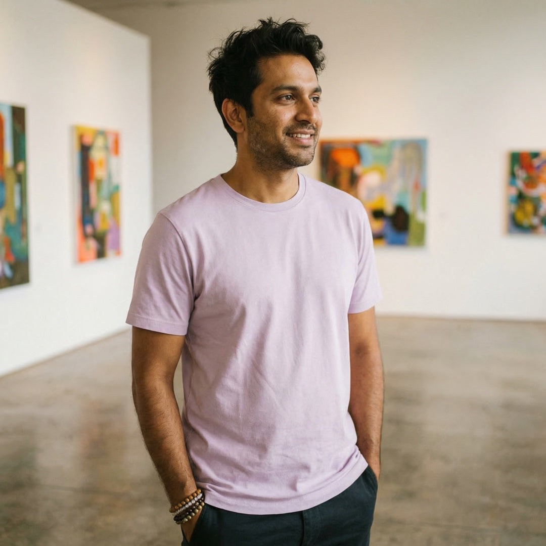 Basics - Unisex T-shirt Lavender XL