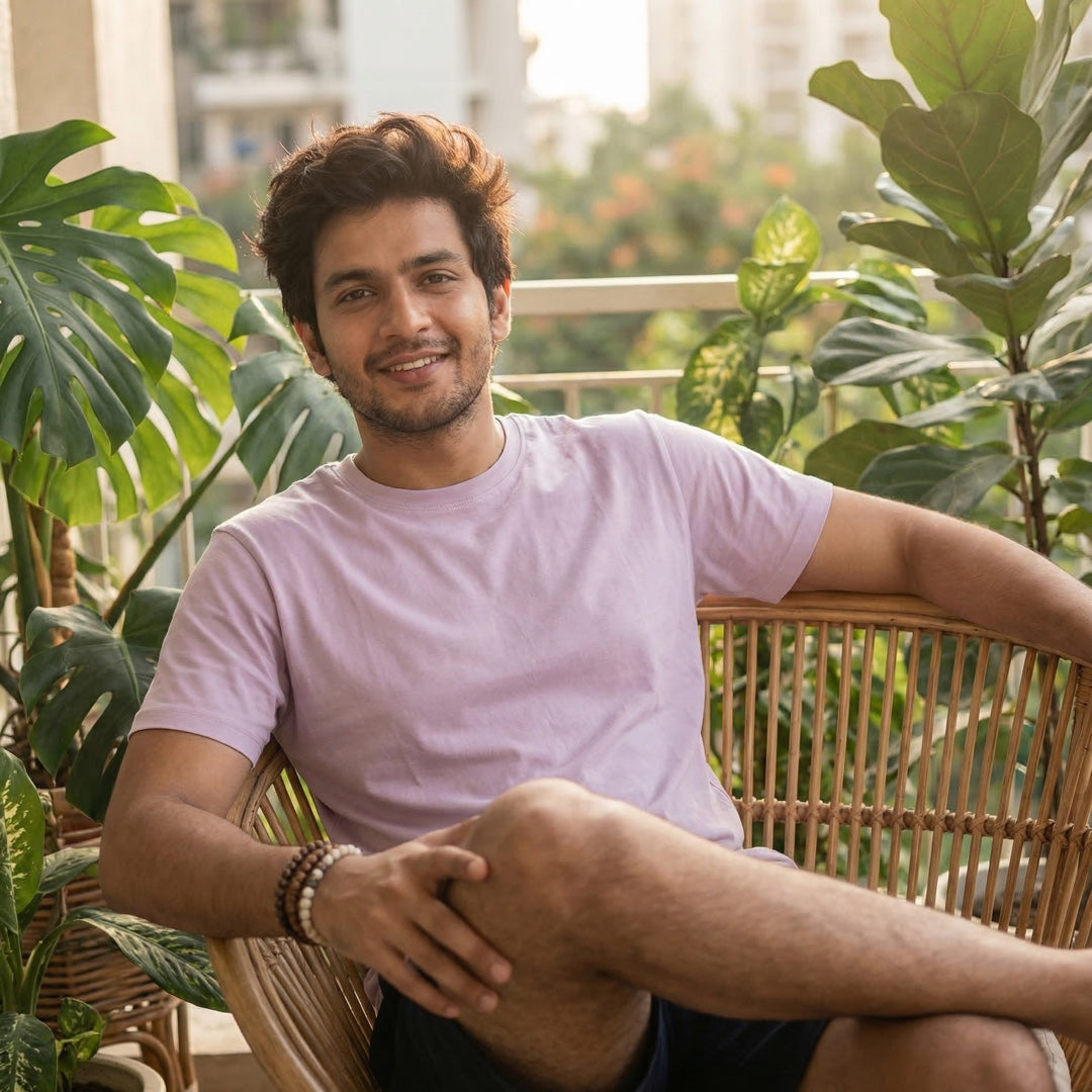 Basics - Unisex T-shirt Lavender L