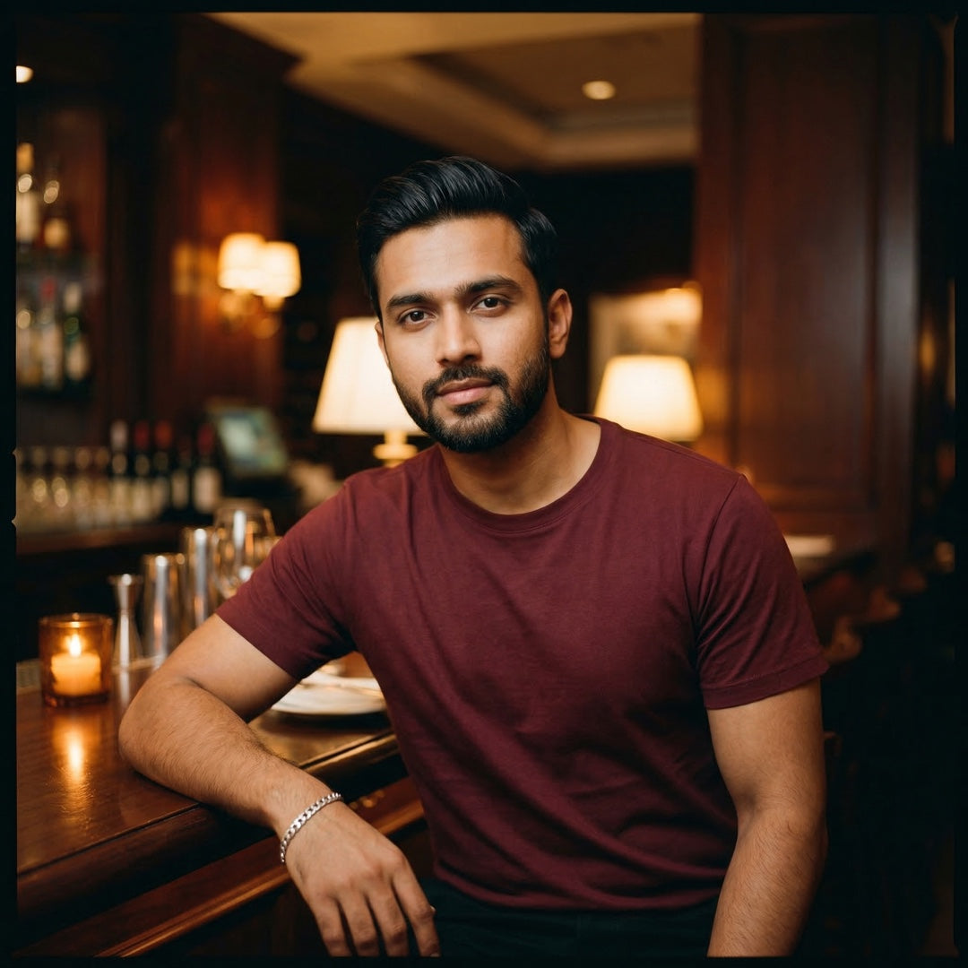 Basics - Unisex T-shirt Maroon XXL