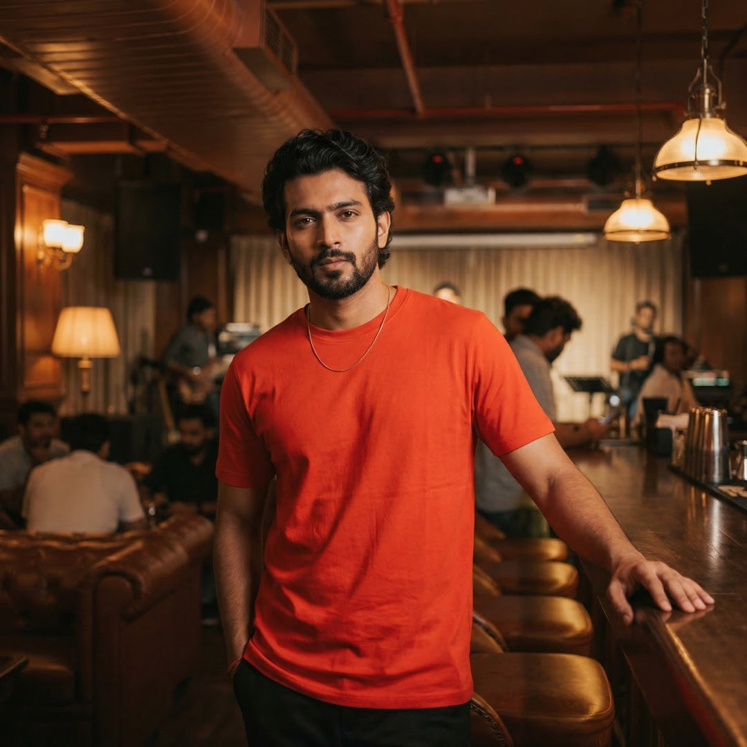 Basics - Unisex T-shirt Red XL