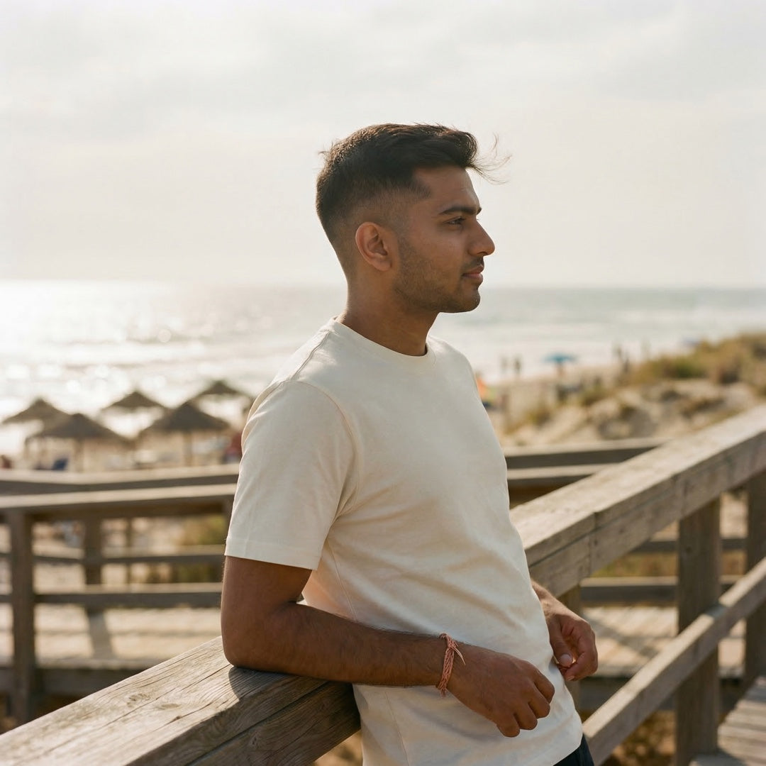 Classic White Unisex T-Shirt - back view | Macmerise