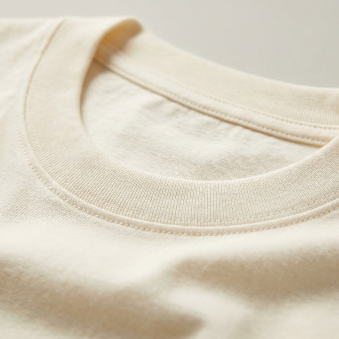 Basics Unisex T-Shirt White - detail view | Macmerise
