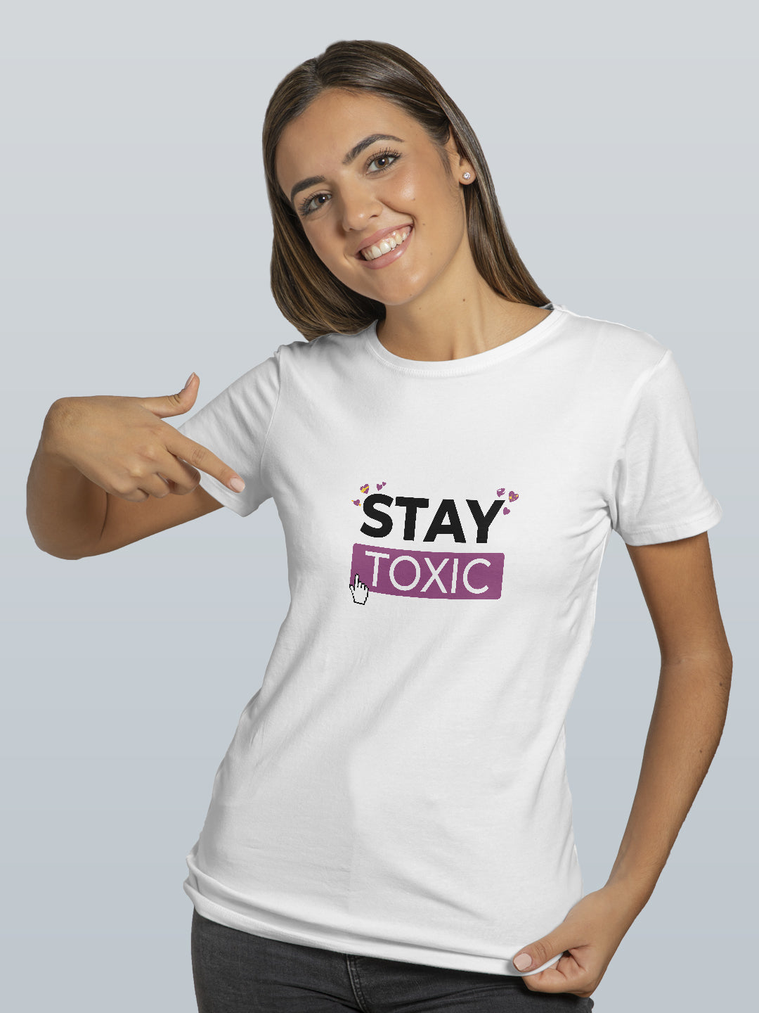 Stay Toxic - Womens T-Shirt White