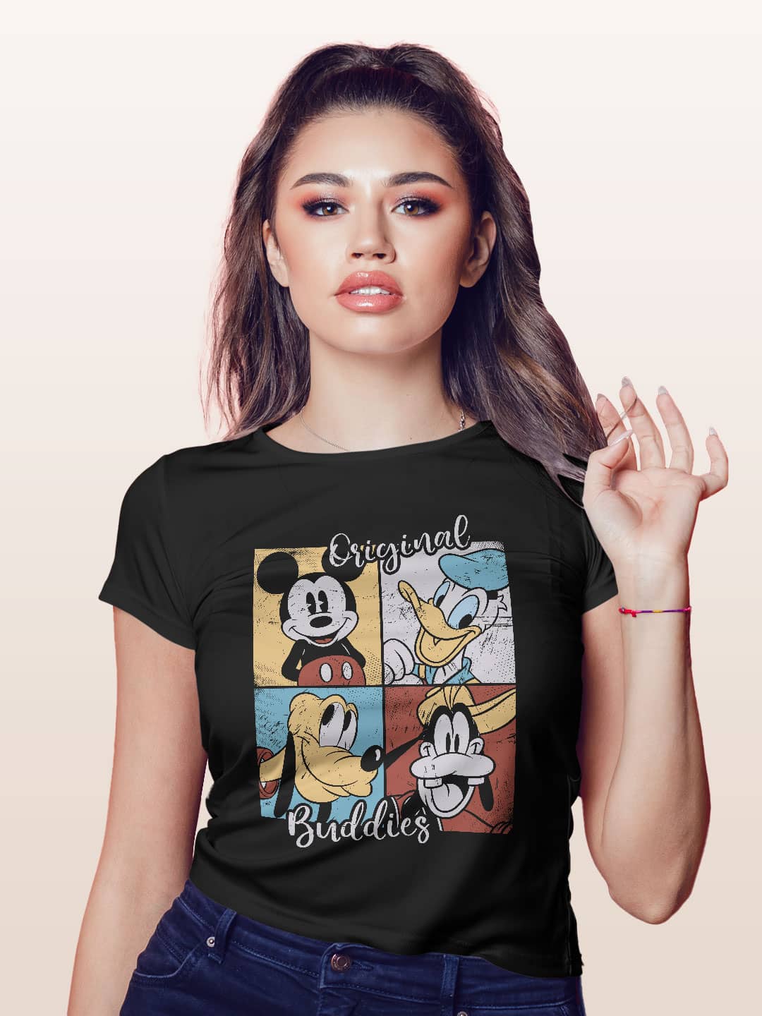 mickeysbuddies-womenst-shirt-black-small