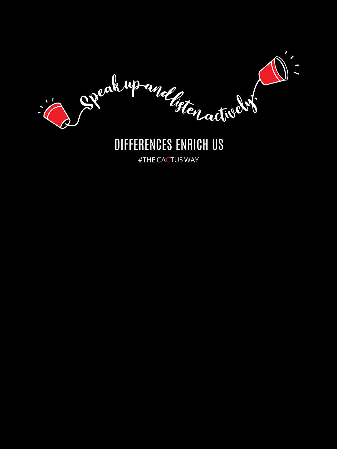 Speak up and listen actively - Womens T-Shirts