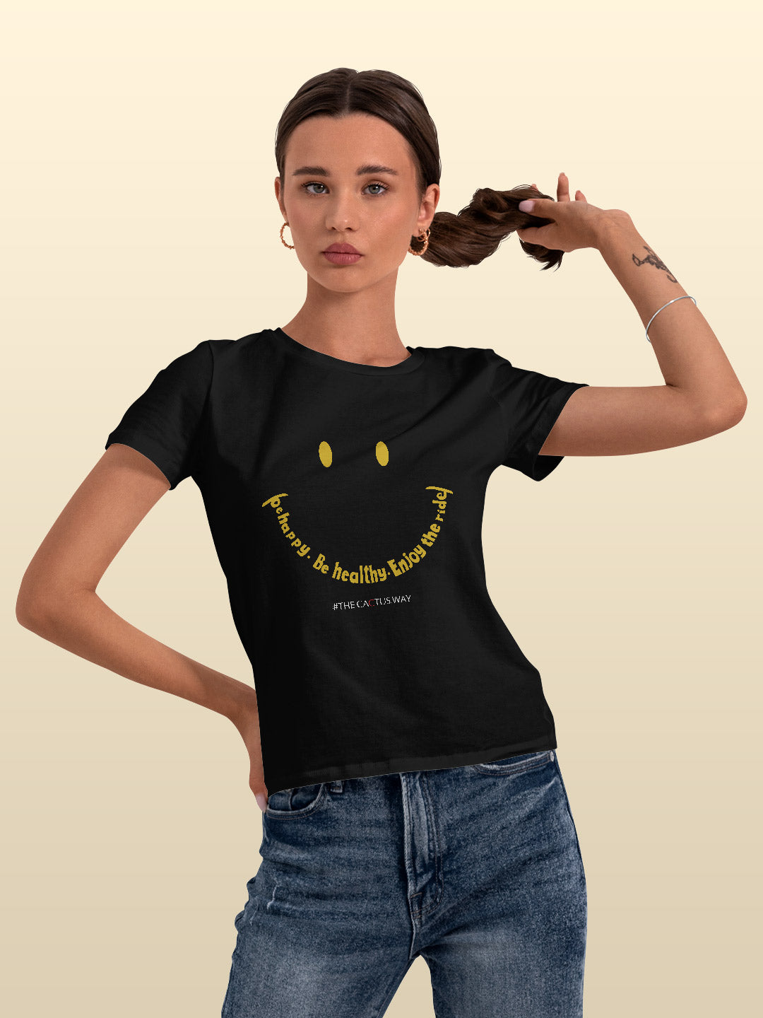 Be happy be healthy - Womens T-Shirts