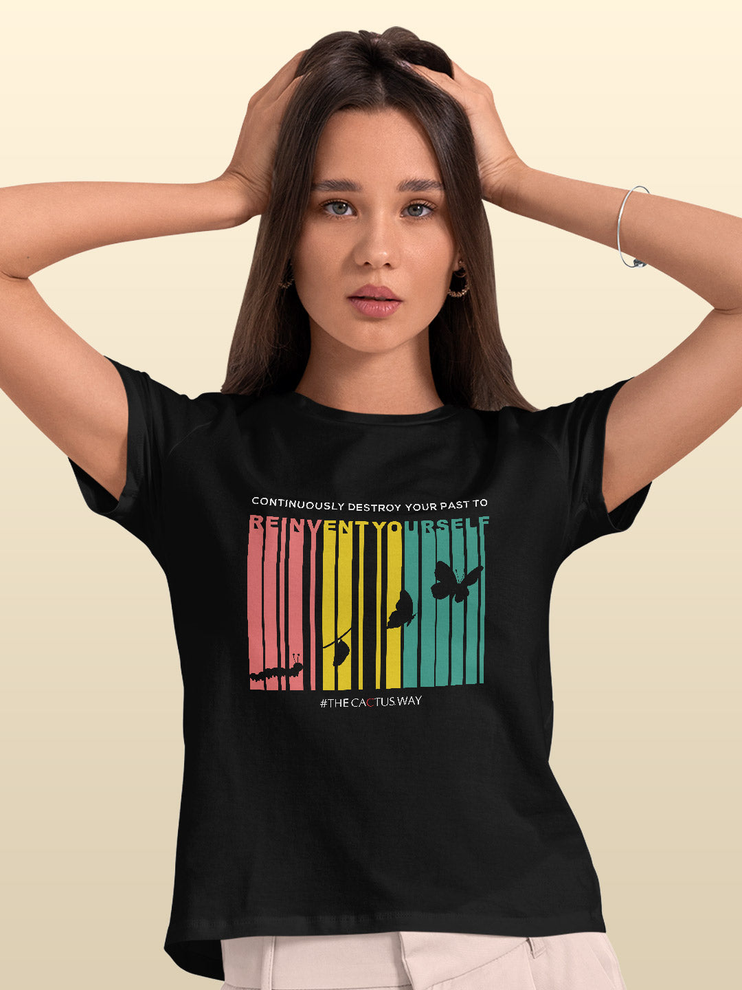 Continuously destroy your past - Womens T-Shirts