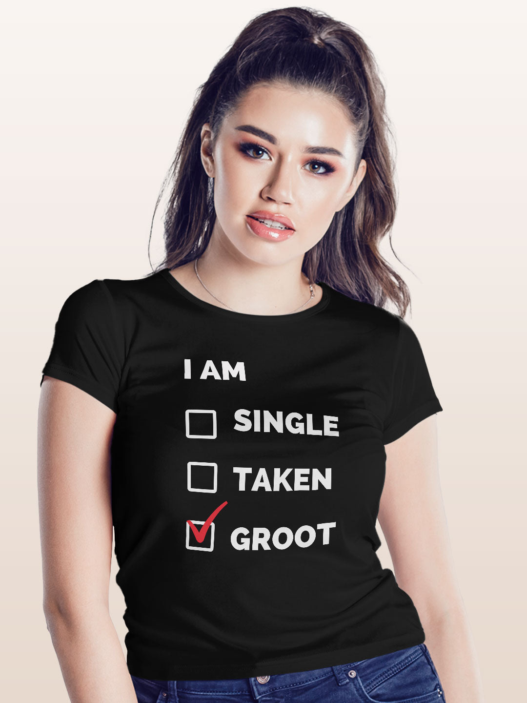 I am Groot - Womens T-Shirt Black XXL