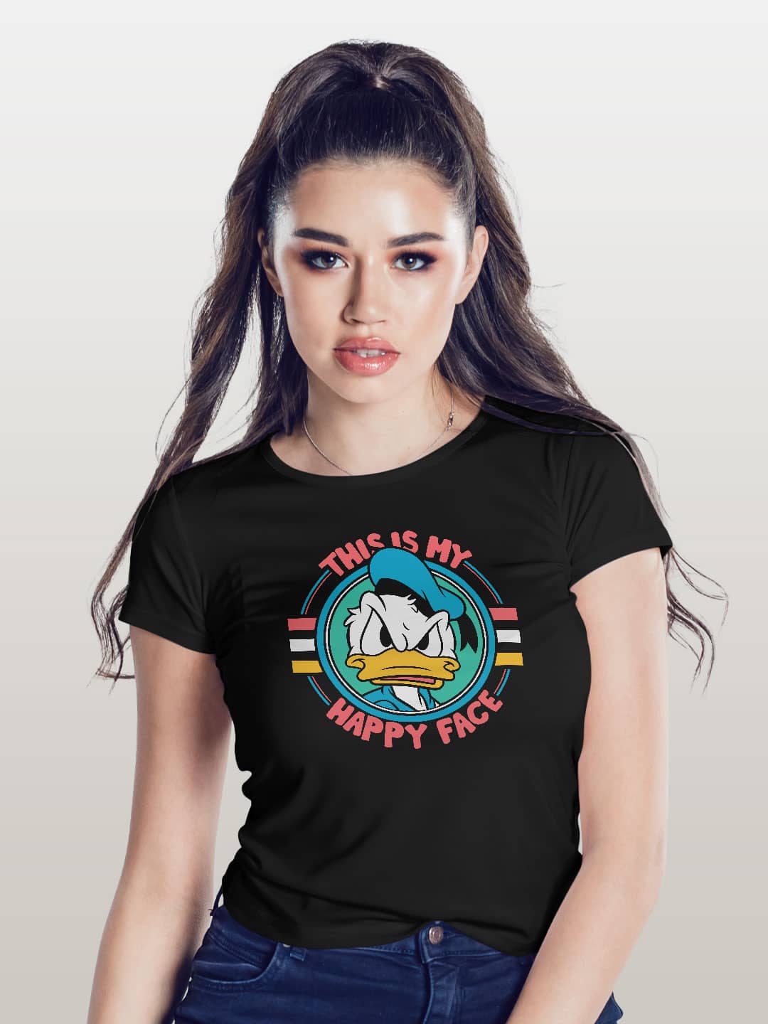 donaldshappyface-womenst-shirt-black-xl