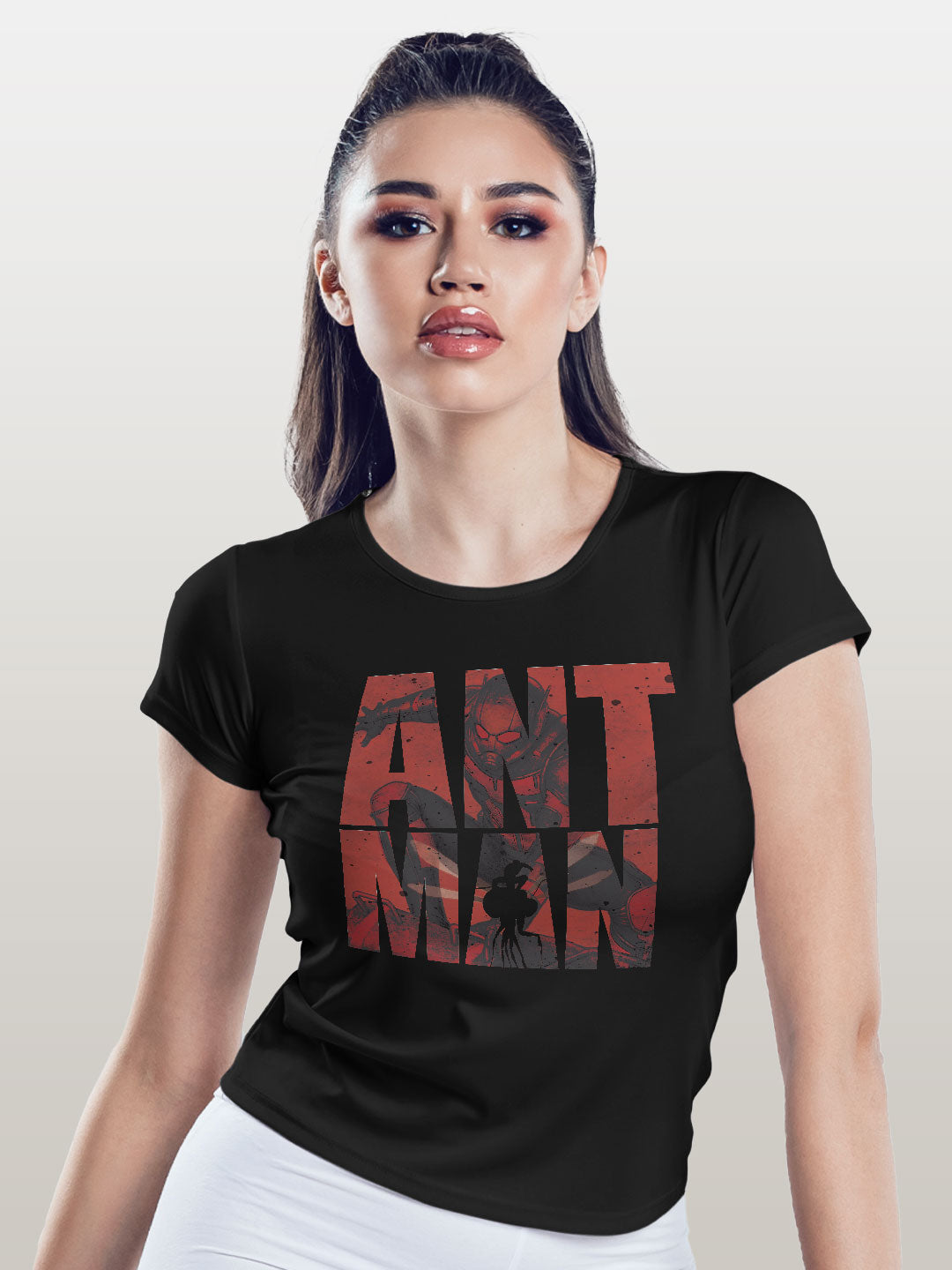 Astonishing Ant Man - Womens T-Shirt Black XL