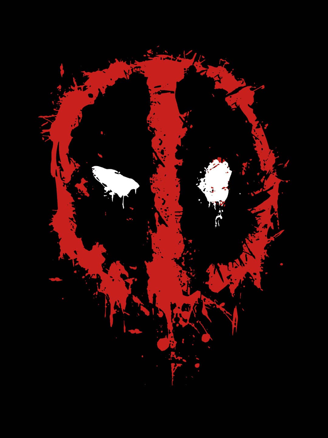 Deadpool Splash - Womens T-Shirt Black Medium