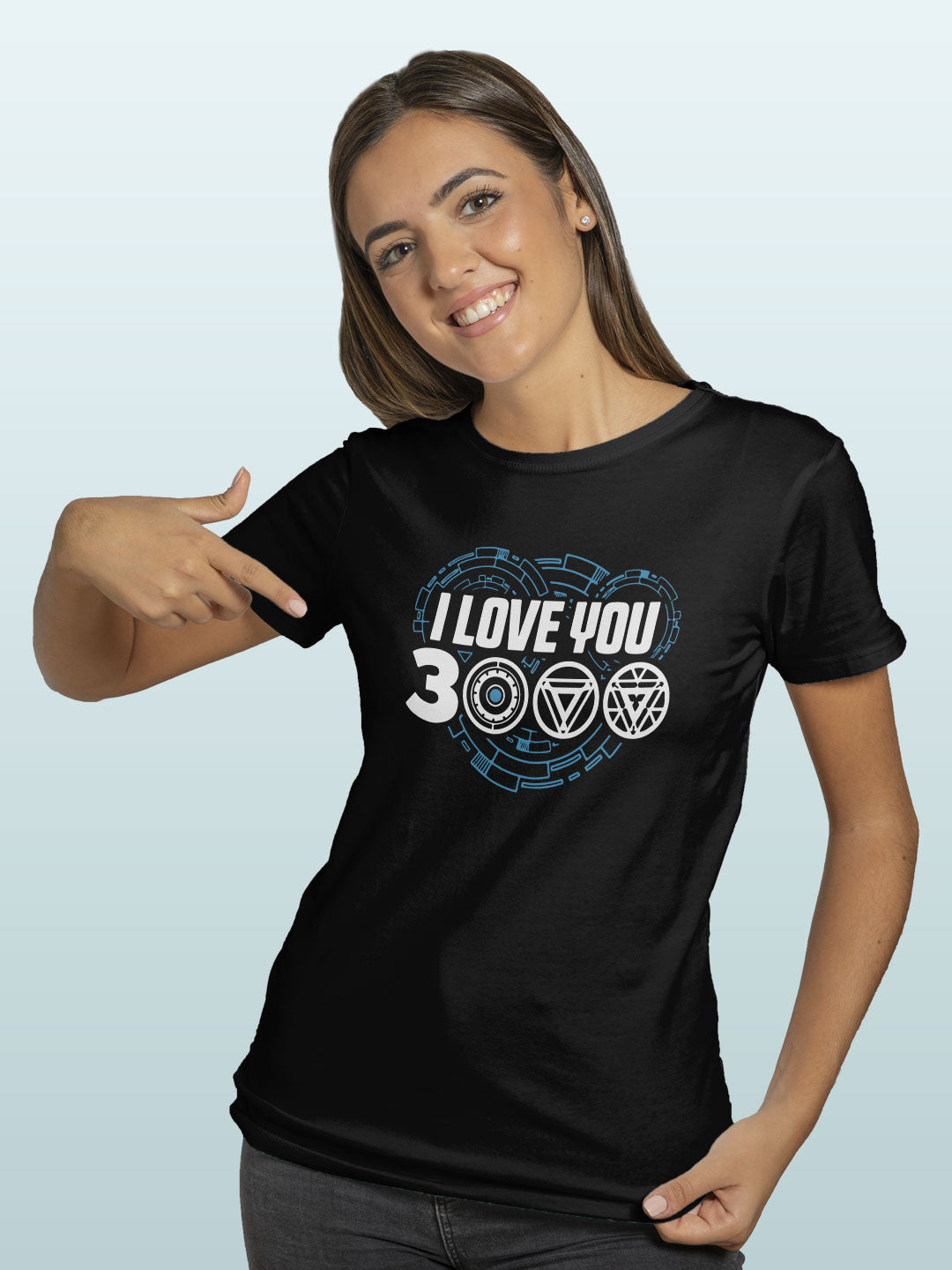 Love you 3000 - Womens T-Shirt Black Small