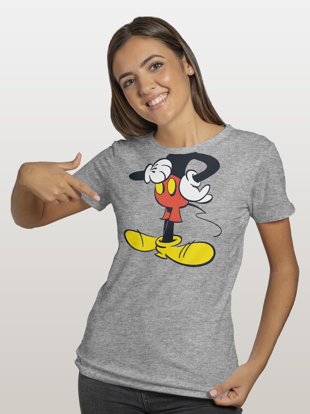 mickeybody-womenst-shirt-greymelange-medium