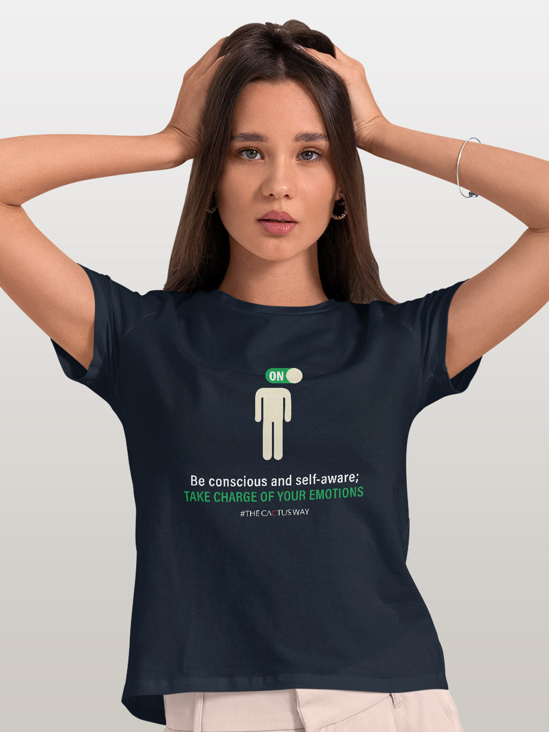 Be concious and self aware - Womens T-Shirts