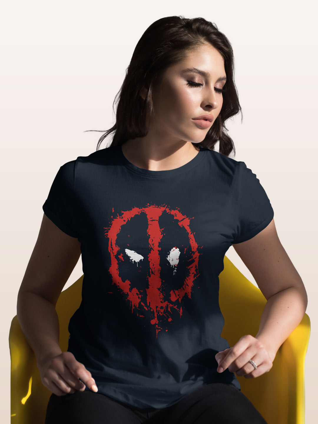 deadpoolsplash-womenst-shirt-navyblue-medium