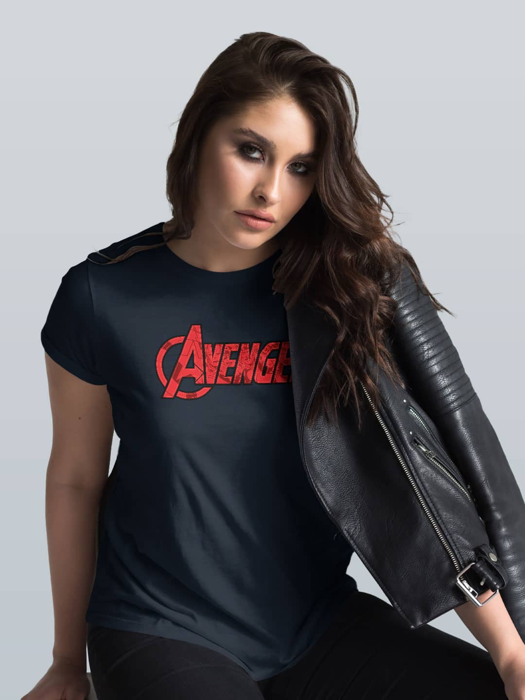 Avengers Reveal - Womens T-Shirt Navy Blue Small