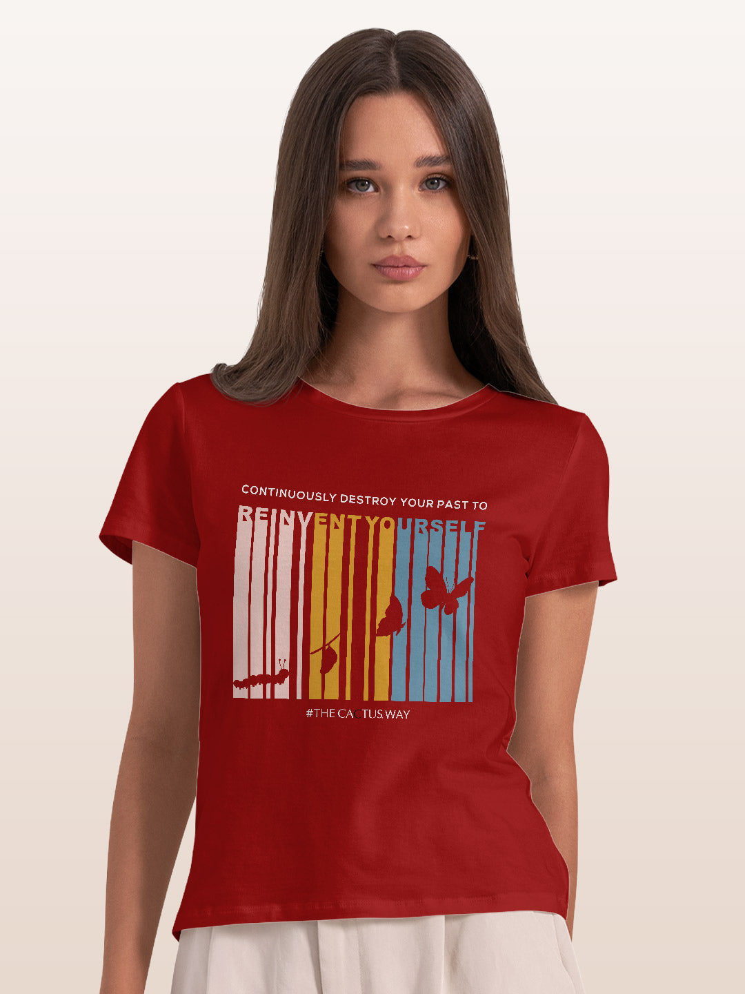 Continuously destroy your past - Womens T-Shirts