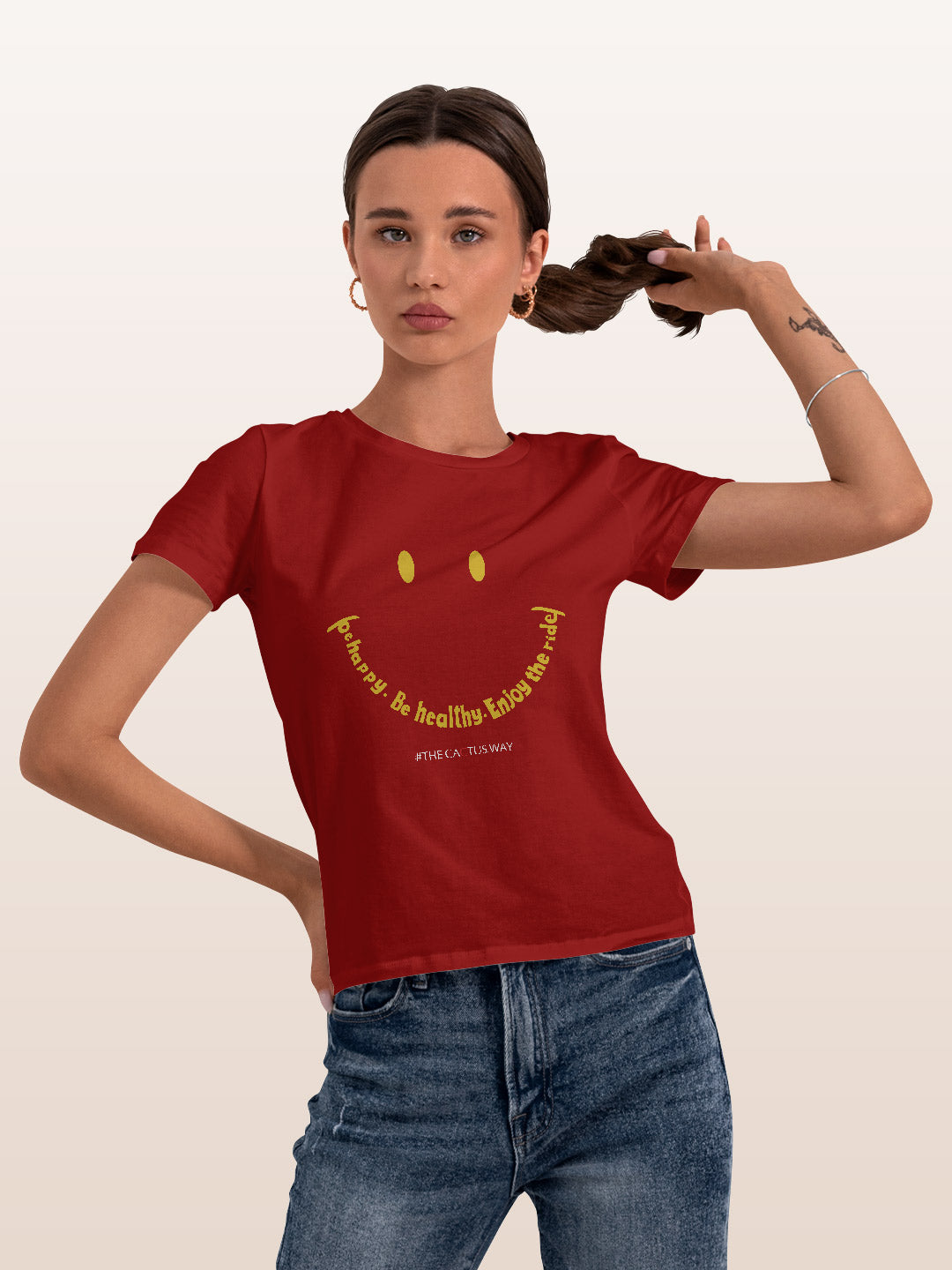 Be happy be healthy - Womens T-Shirts