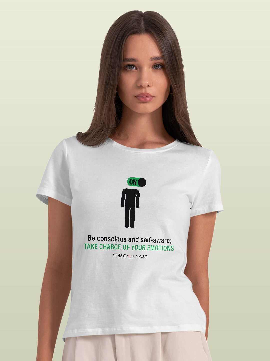 Be concious and self aware - Womens T-Shirts