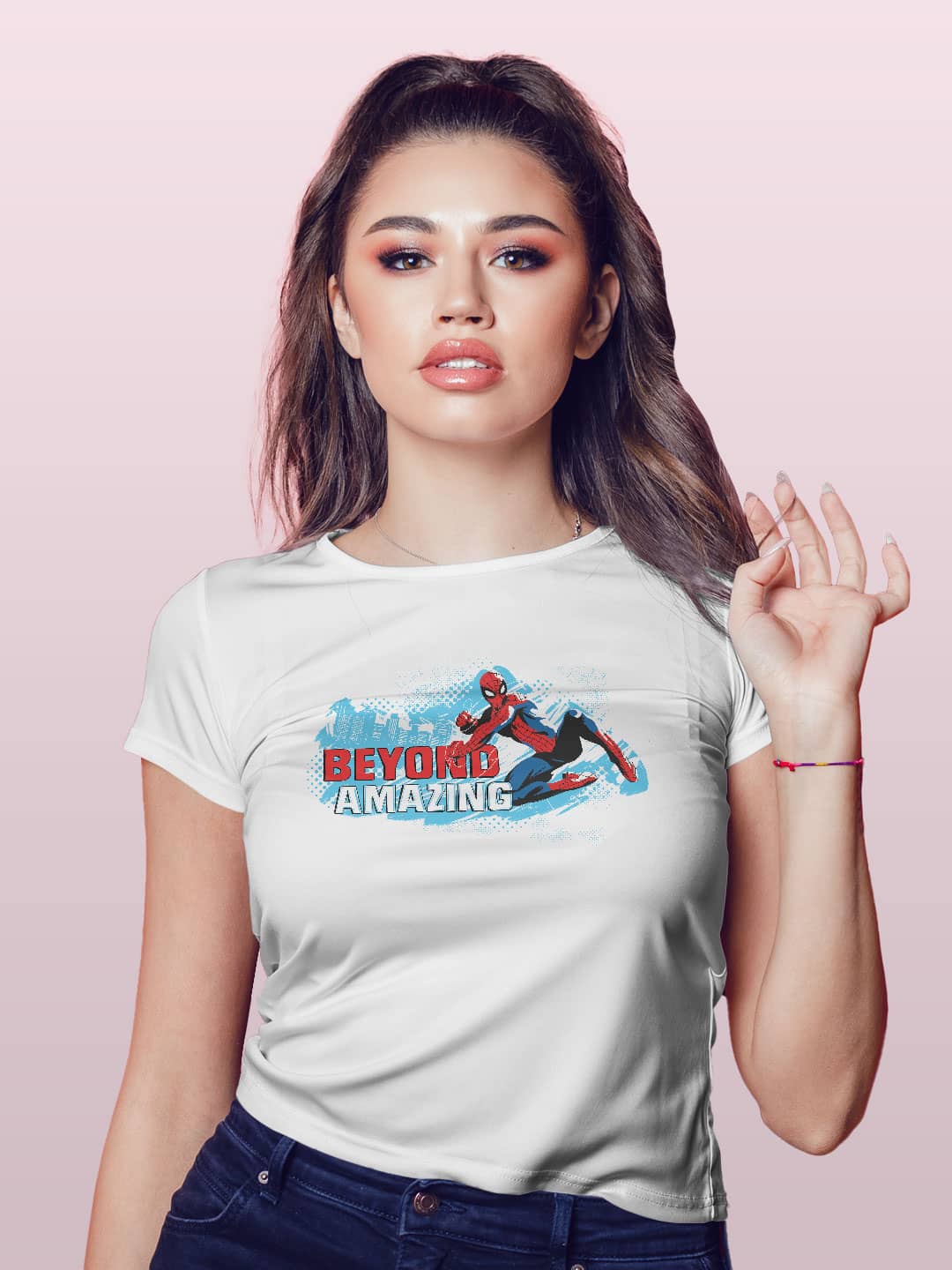 Beyond Amazing Spider Man Womens T-Shirt White Large Buy