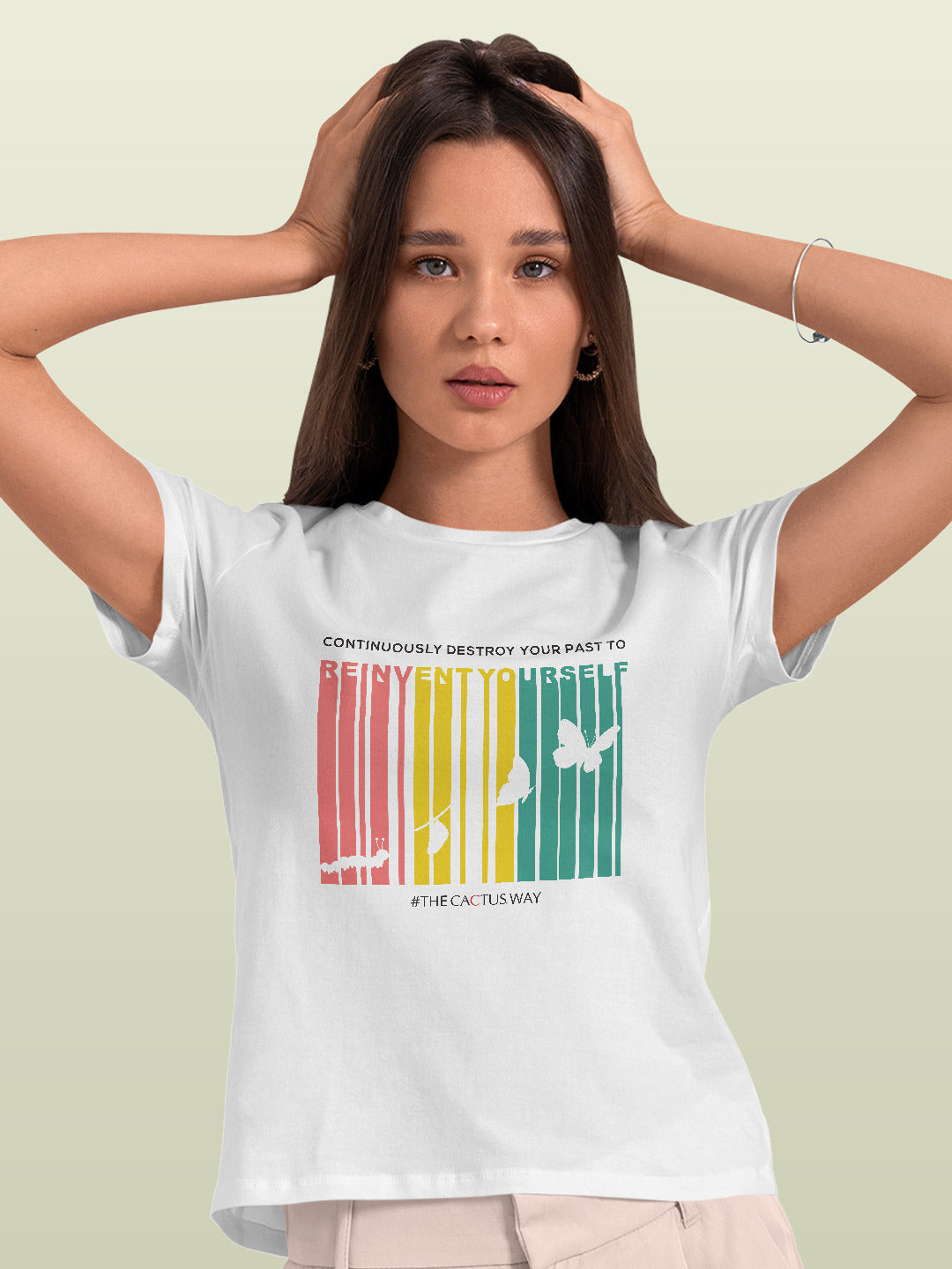 Continuously destroy your past - Womens T-Shirts