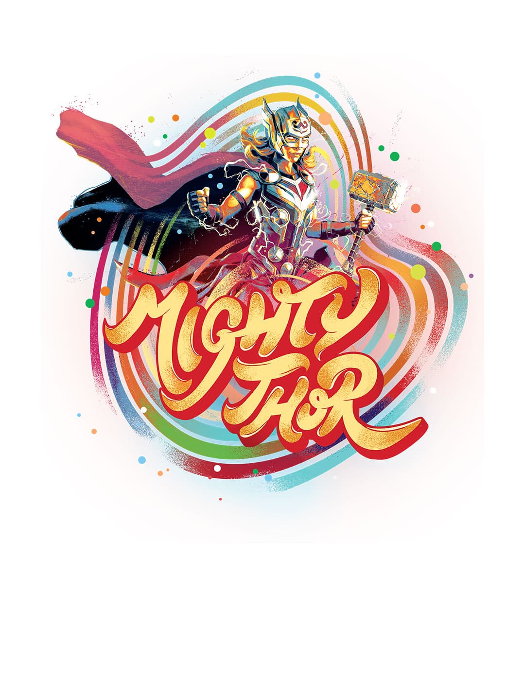 Bifrost Mighty Thor - Womens T-Shirt White XL