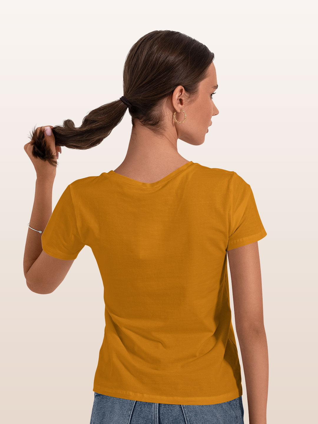 Forget Everything and Run - Womens T-Shirt Yellow Medium