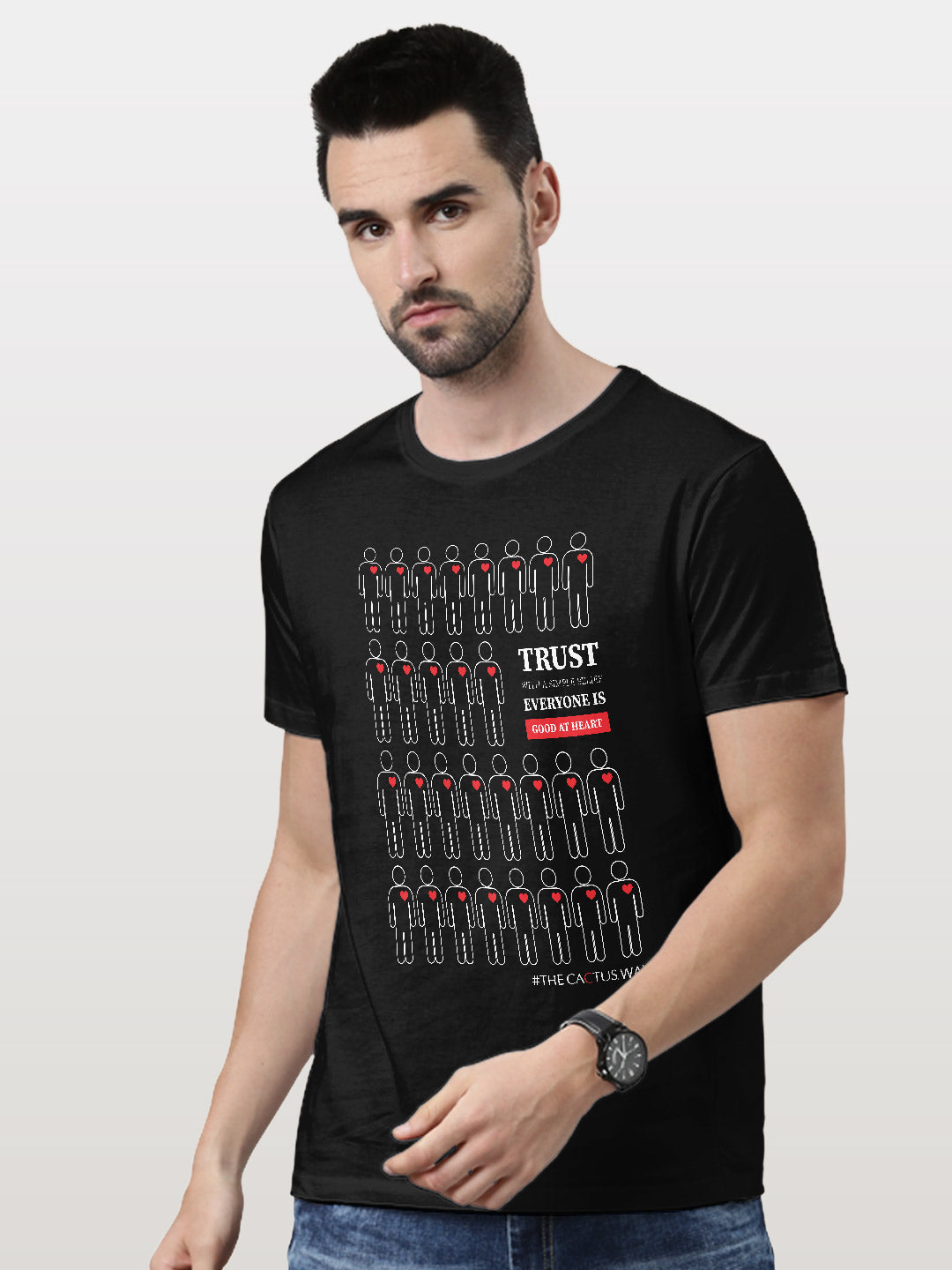 Trust with simple belief - Mens T-Shirts