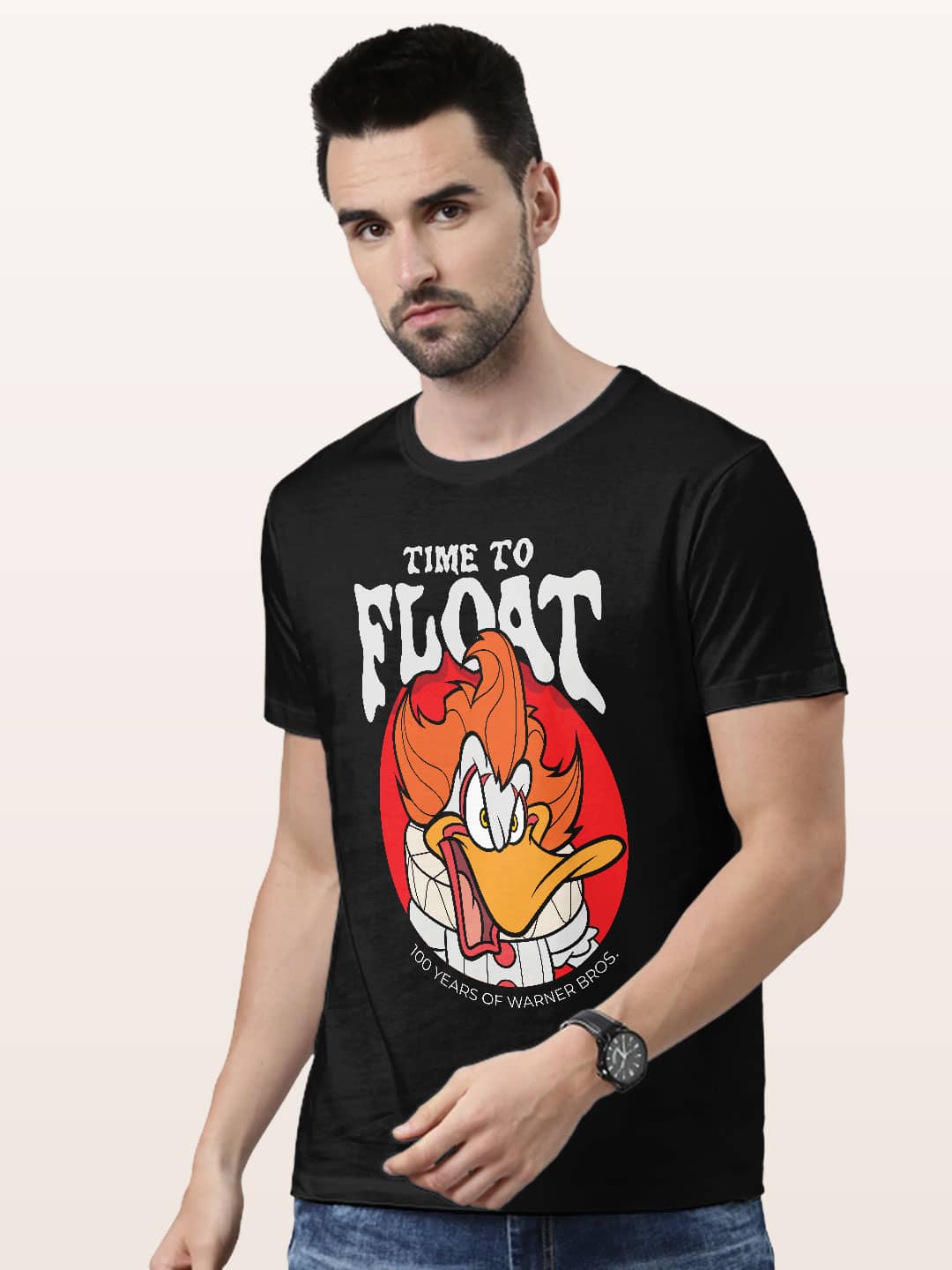 Time to Float - Mens T-Shirt Black Small