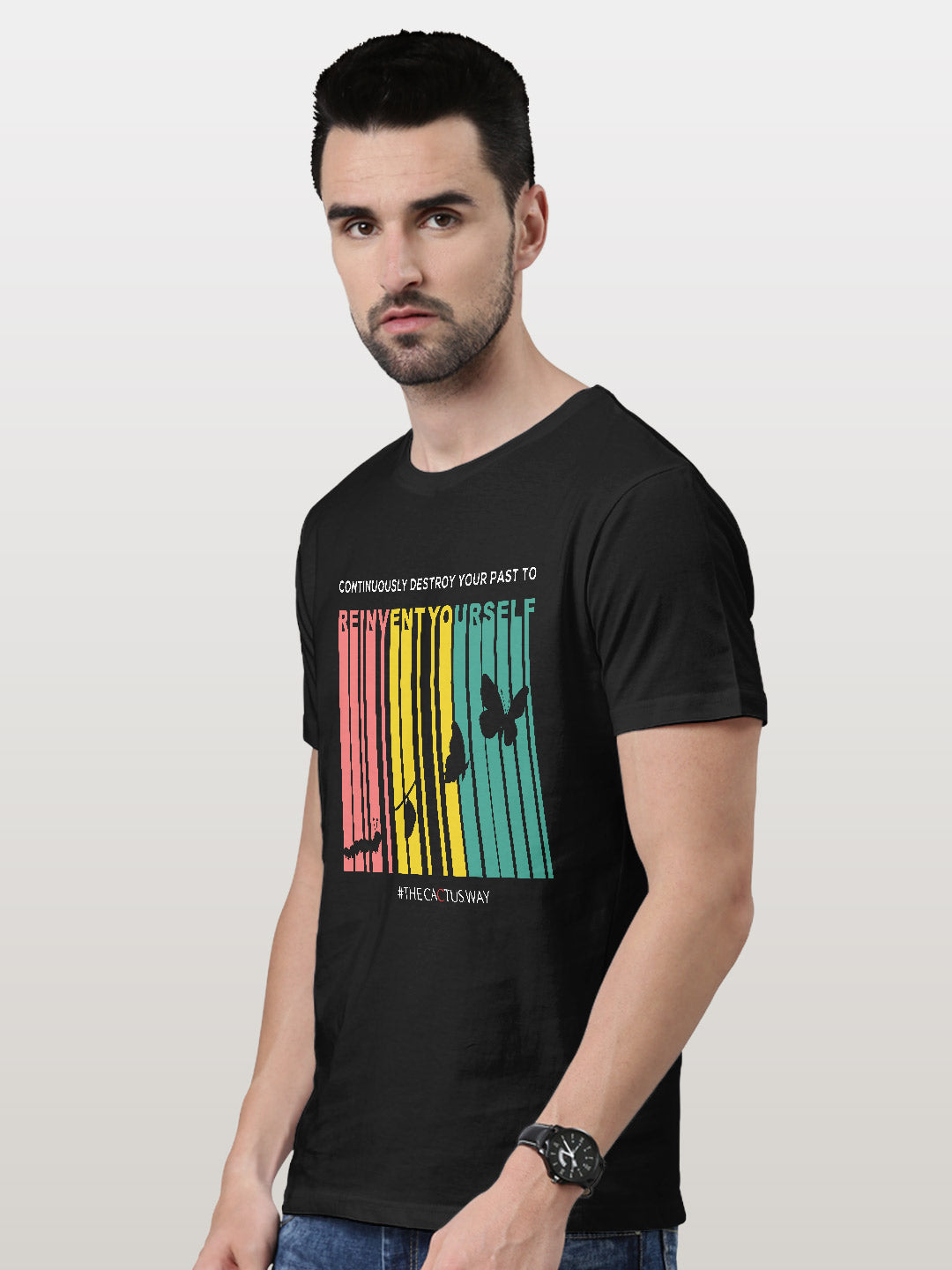 Continuously destroy your past - Mens T-Shirts