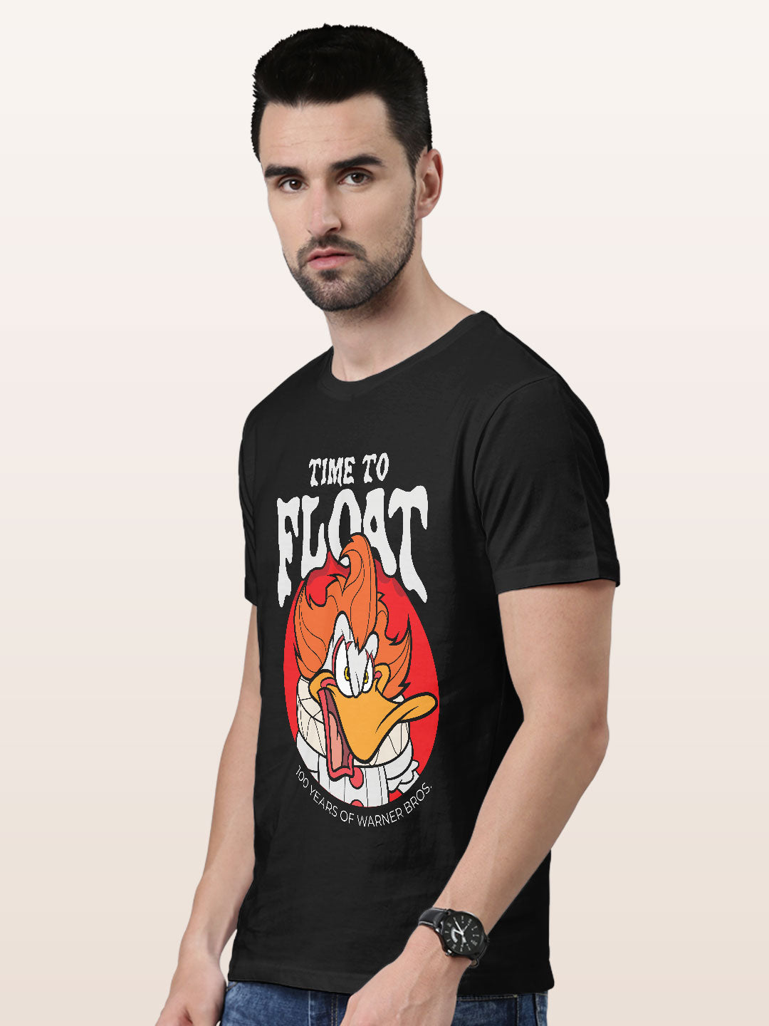 Time to Float - Mens T-Shirt Black Small