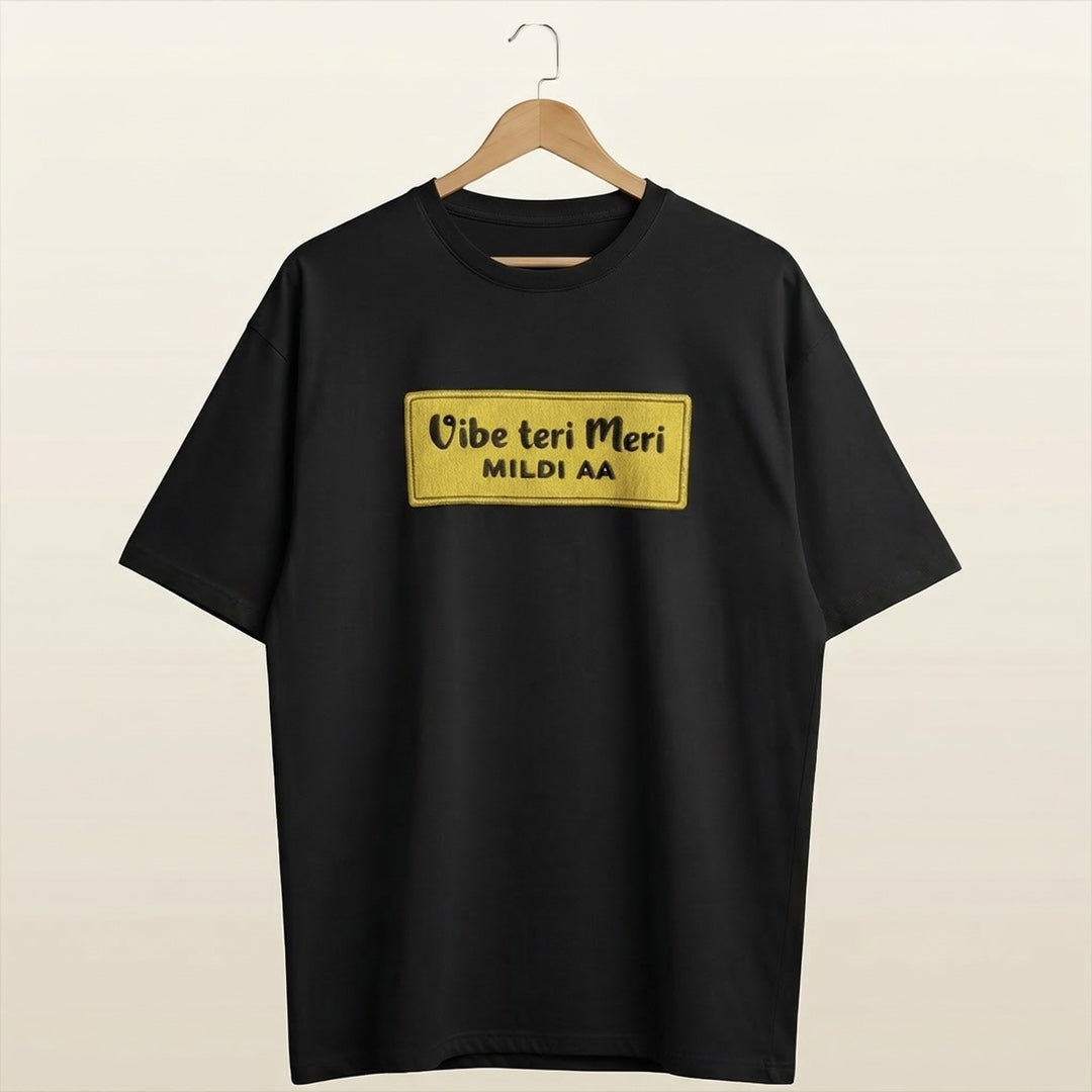 Vibe Teri Meri - Oversized T-shirt Black XL