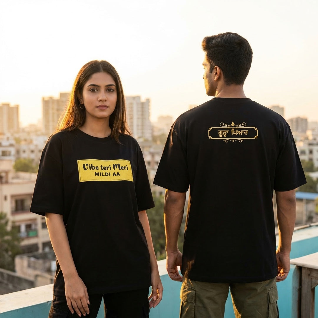 Vibe Teri Meri - Oversized T-shirt Black L