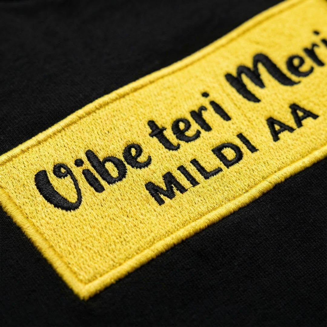 Vibe Teri Meri - Oversized T-shirt Black L