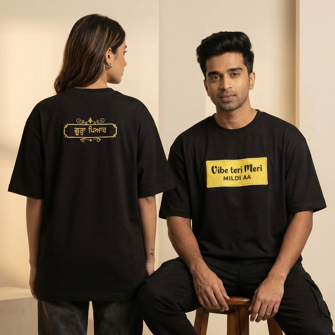 Vibe Teri Meri - Oversized T-shirt Black XL