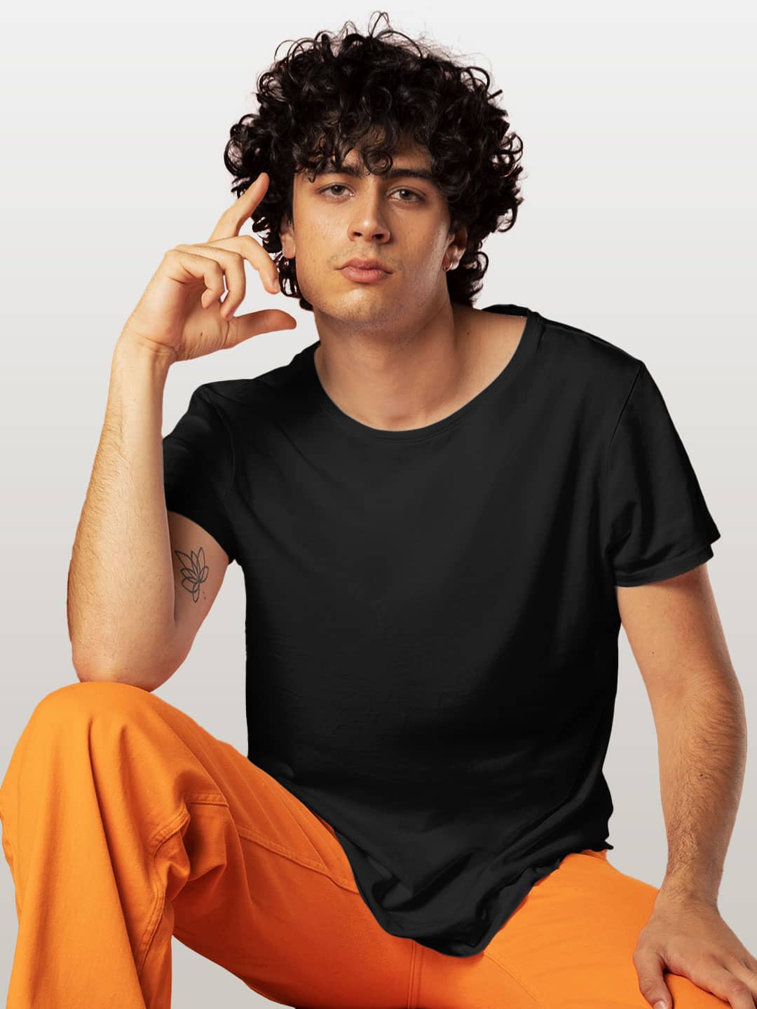 Basics - Mens T-Shirt Black Small