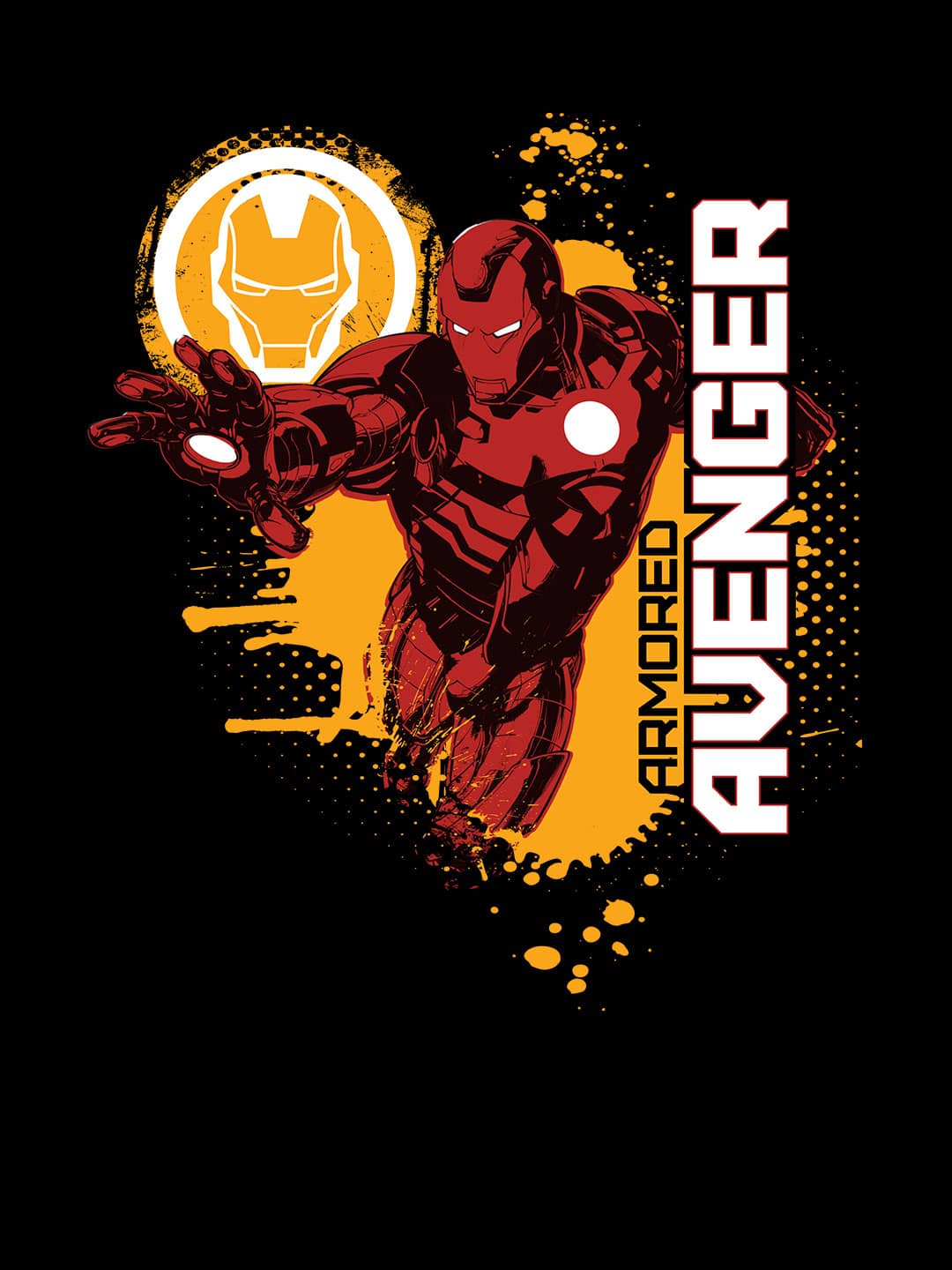 Armored Avenger - Mens T-Shirt Black XXL