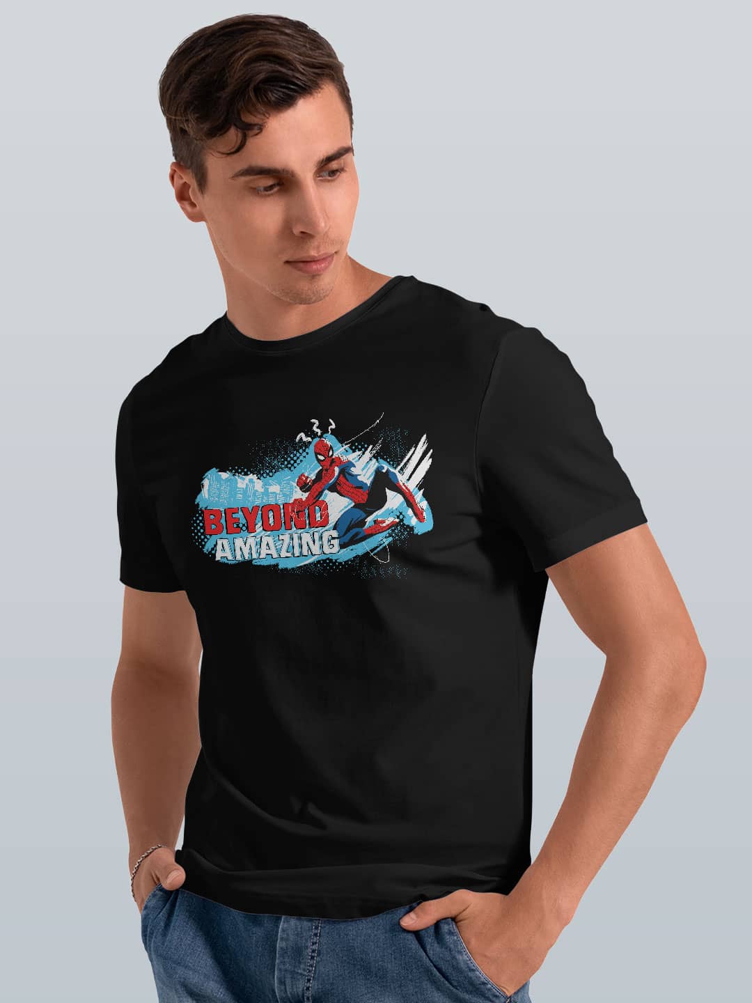 Beyond Amazing Spider Man - Mens T-Shirt Black Medium