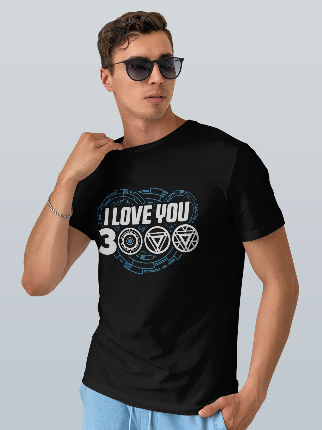 Love you 3000 - Mens T-Shirt Black Small
