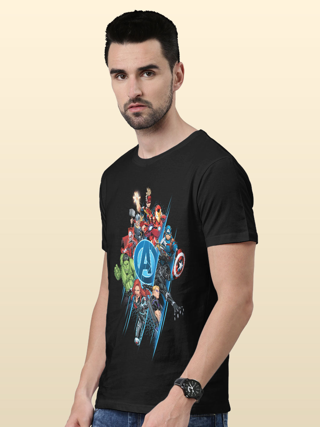avengersallheroes-menst-shirt-black-xxl