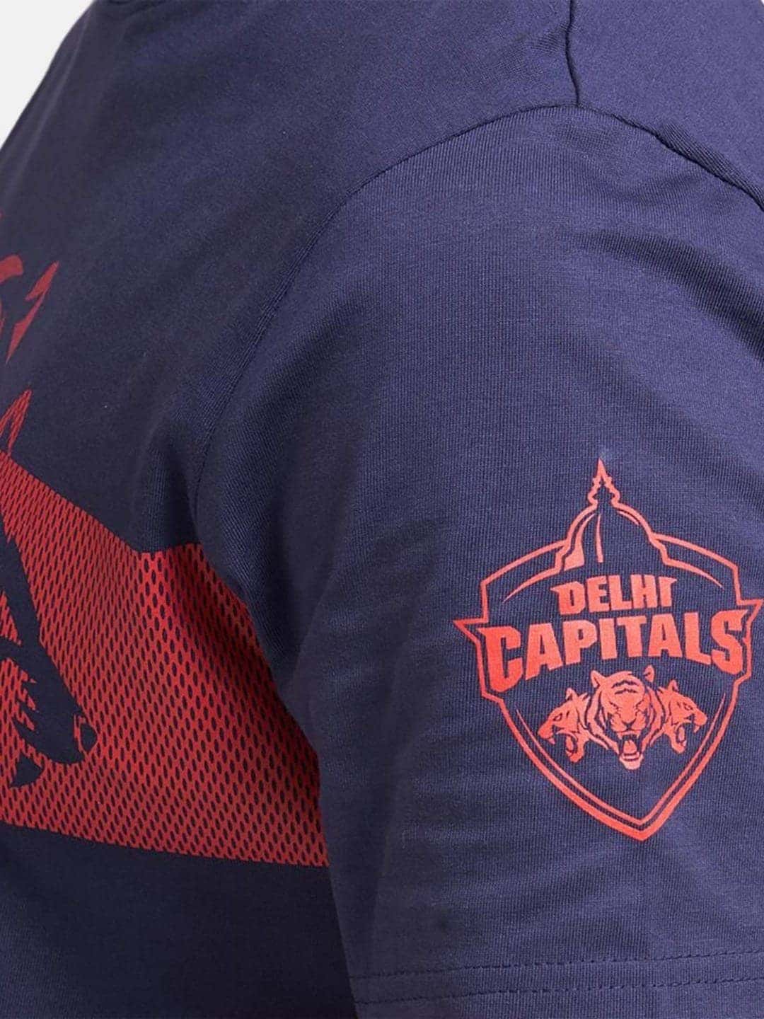 Delhi Capitals Tiger - Mens T-Shirt Blue XL
