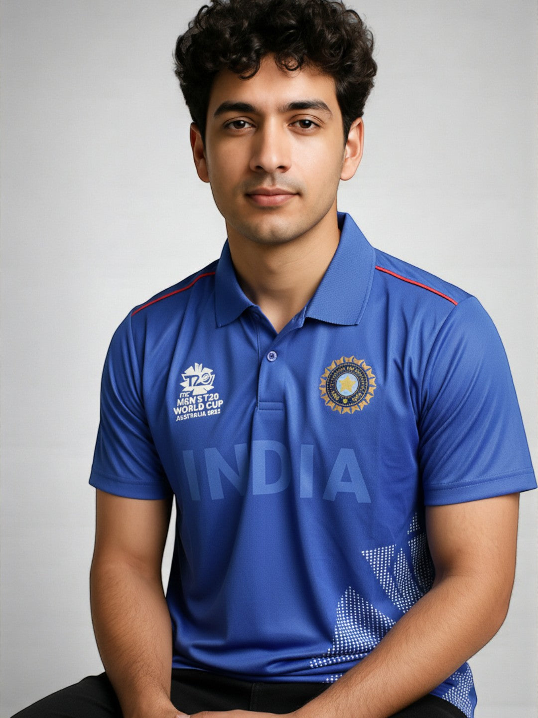 Victory Vibes - Mens T-Shirt Blue Small