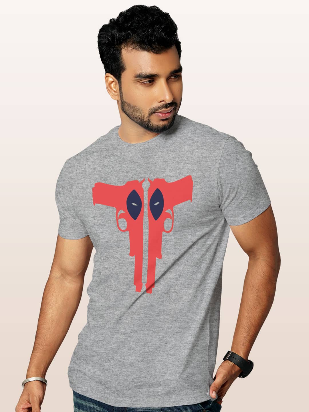 deadpooldeserteagle-menst-shirt-greymelange-medium