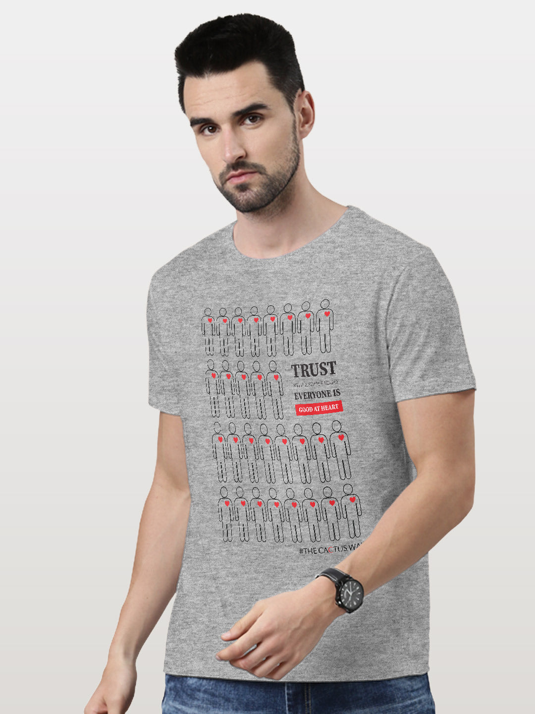 Trust with simple belief - Mens T-Shirts