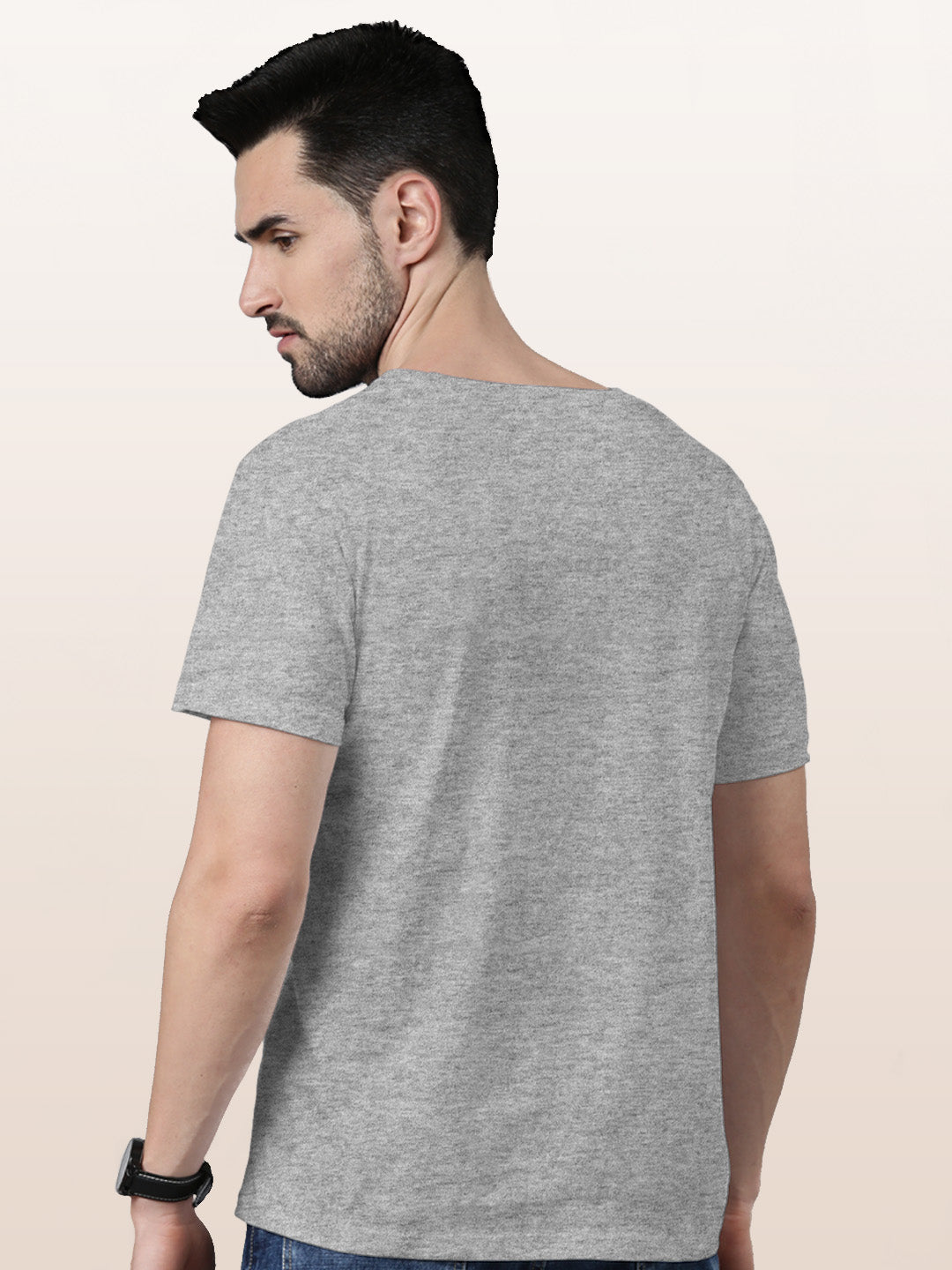 Comic Superheroes Mashup - Mens T-Shirt - Regular Fit - Grey Melange - XXL