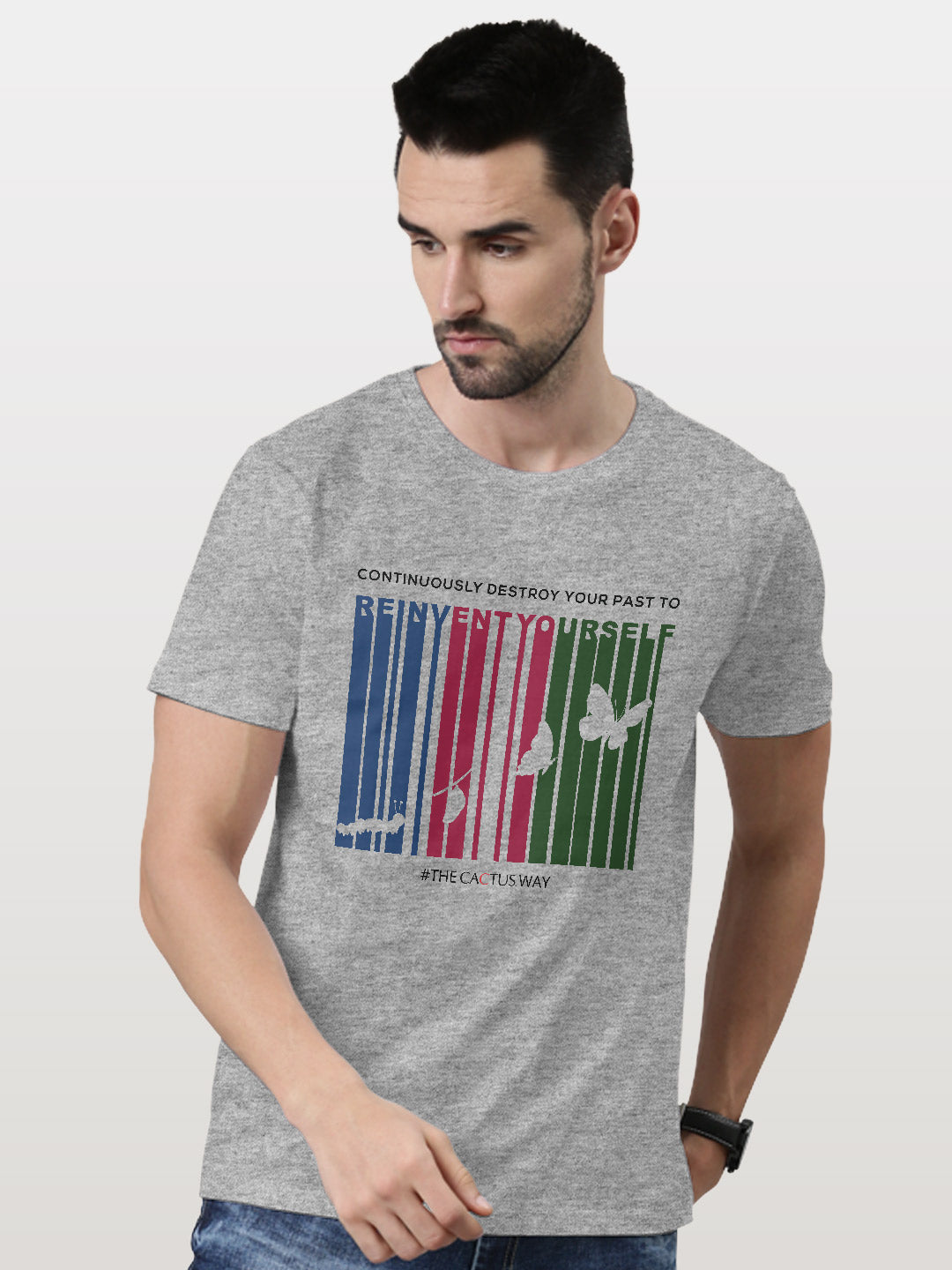 Continuously destroy your past - Mens T-Shirts