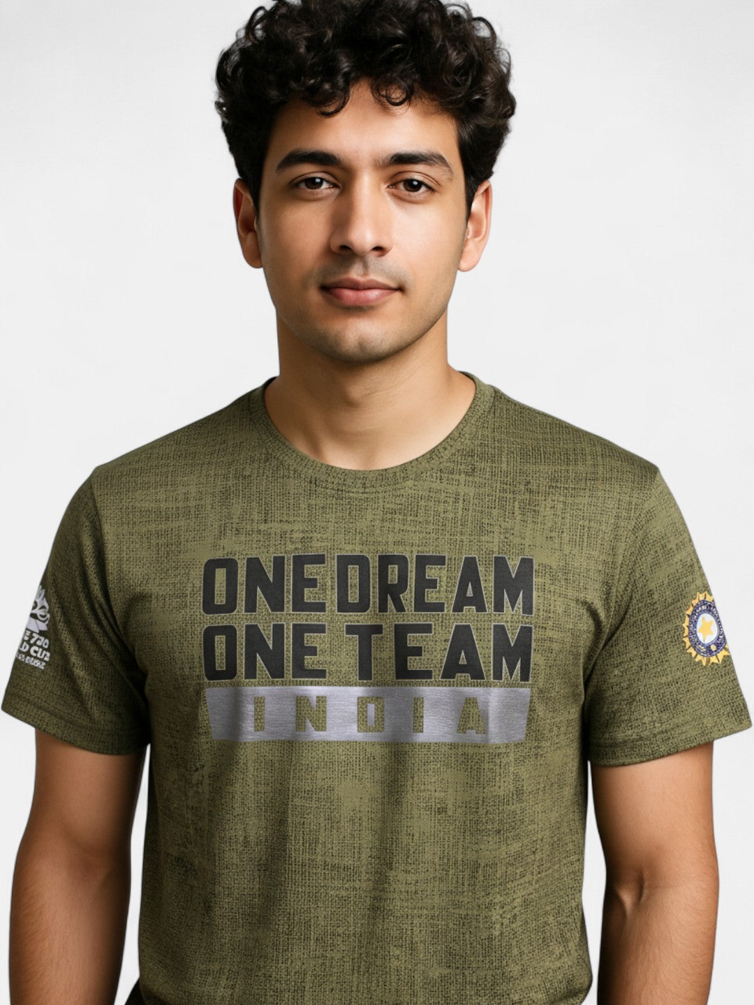 One Dream One Team - Mens T-Shirt Green Medium