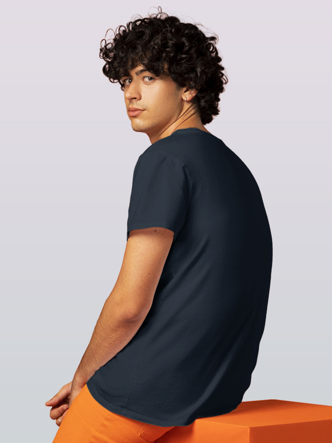 Impressionist Grogu - Mens T-Shirt Navy Blue Small