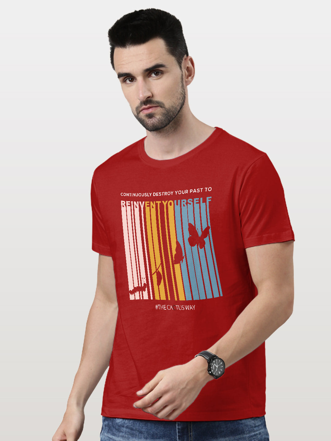 Continuously destroy your past - Mens T-Shirts