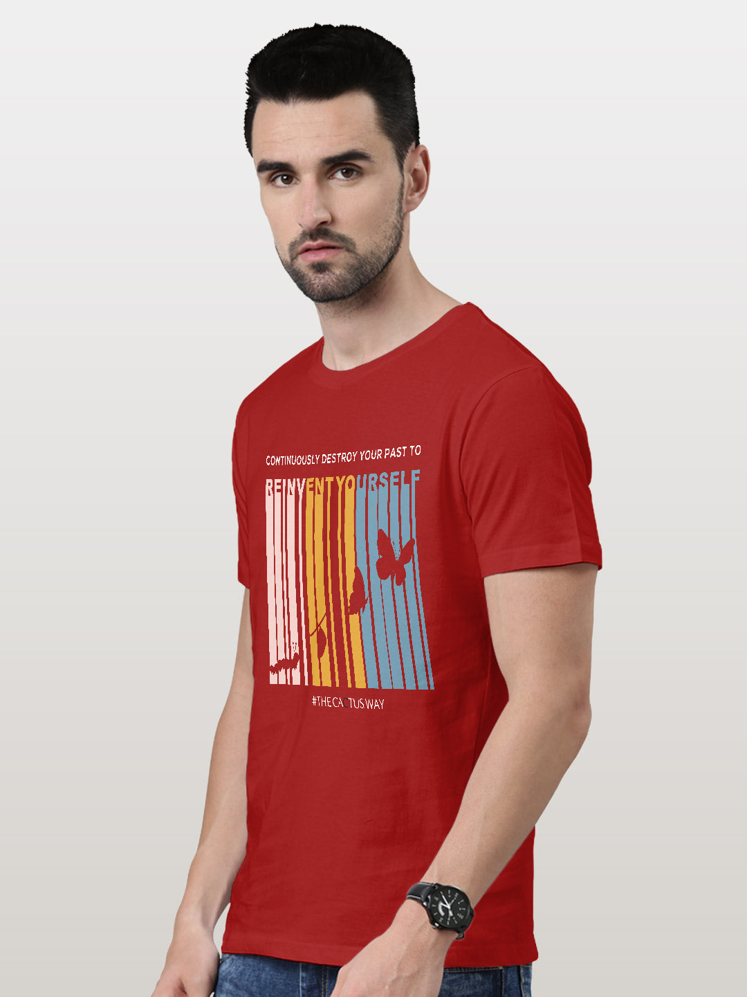 Continuously destroy your past - Mens T-Shirts